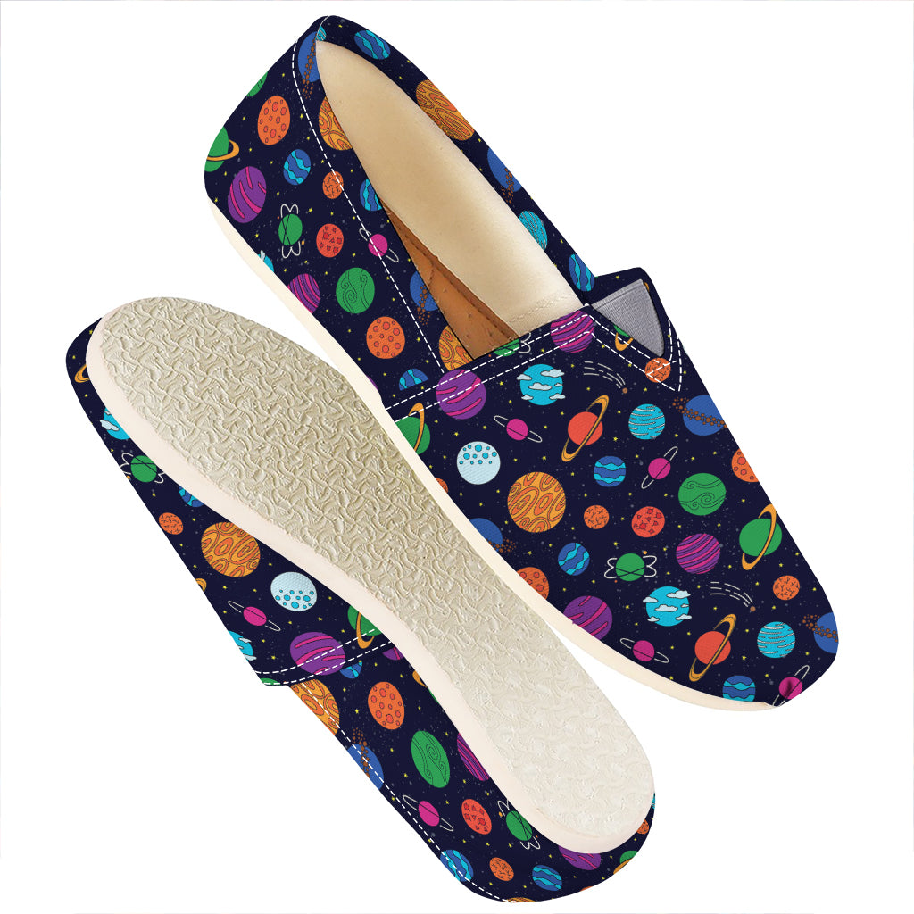 Doodle Planets Pattern Print Casual Shoes