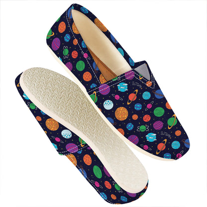Doodle Planets Pattern Print Casual Shoes