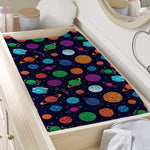 Doodle Planets Pattern Print Changing Pad Cover
