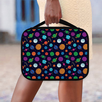 Doodle Planets Pattern Print Classic Bible Case