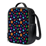 Doodle Planets Pattern Print Crossbody Lunch Bag