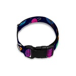 Doodle Planets Pattern Print Dog Collar