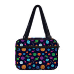 Doodle Planets Pattern Print Double Strap Bible Bag