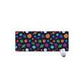 Doodle Planets Pattern Print Extended Mouse Pad
