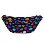 Doodle Planets Pattern Print Fanny Pack