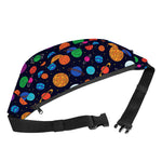 Doodle Planets Pattern Print Fanny Pack