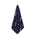 Doodle Planets Pattern Print Hand Towel