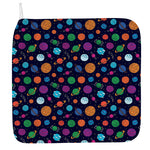Doodle Planets Pattern Print Hand Towel