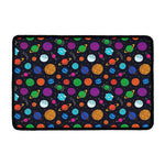 Doodle Planets Pattern Print Kitchen Mat