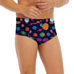 Doodle Planets Pattern Print Men's Briefs