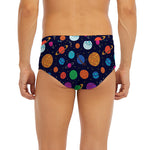Doodle Planets Pattern Print Men's Briefs