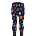 Doodle Planets Pattern Print Men's Leggings