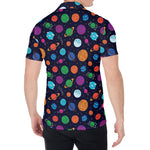 Doodle Planets Pattern Print Men's Shirt