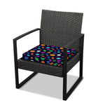 Doodle Planets Pattern Print Outdoor Seat Cushion Cover