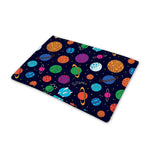Doodle Planets Pattern Print Pet Cooling Mat Cover