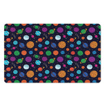 Doodle Planets Pattern Print Polyester Doormat