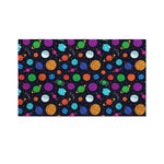 Doodle Planets Pattern Print Polyester Flag