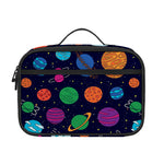 Doodle Planets Pattern Print Portable Lunch Bag