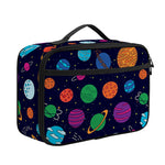 Doodle Planets Pattern Print Portable Lunch Bag