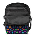 Doodle Planets Pattern Print Rectangular Crossbody Bag