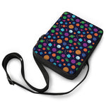 Doodle Planets Pattern Print Rectangular Crossbody Bag