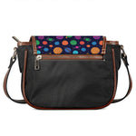 Doodle Planets Pattern Print Saddle Bag