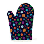 Doodle Planets Pattern Print Single Oven Mitt