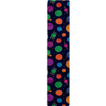 Doodle Planets Pattern Print Table Runner