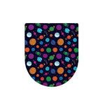 Doodle Planets Pattern Print Toilet Lid Cover