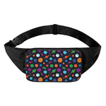 Doodle Planets Pattern Print Waist Bag