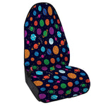 Doodle Planets Pattern Print Waterproof Car Seat Cover