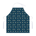 Doodle Rocket Pattern Print Adjustable Apron