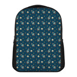 Doodle Rocket Pattern Print Casual Backpack