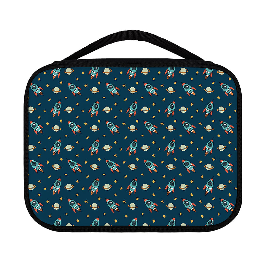 Doodle Rocket Pattern Print Classic Bible Case