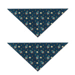 Doodle Rocket Pattern Print Dog Bandana