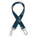 Doodle Rocket Pattern Print Dog Seat Belt