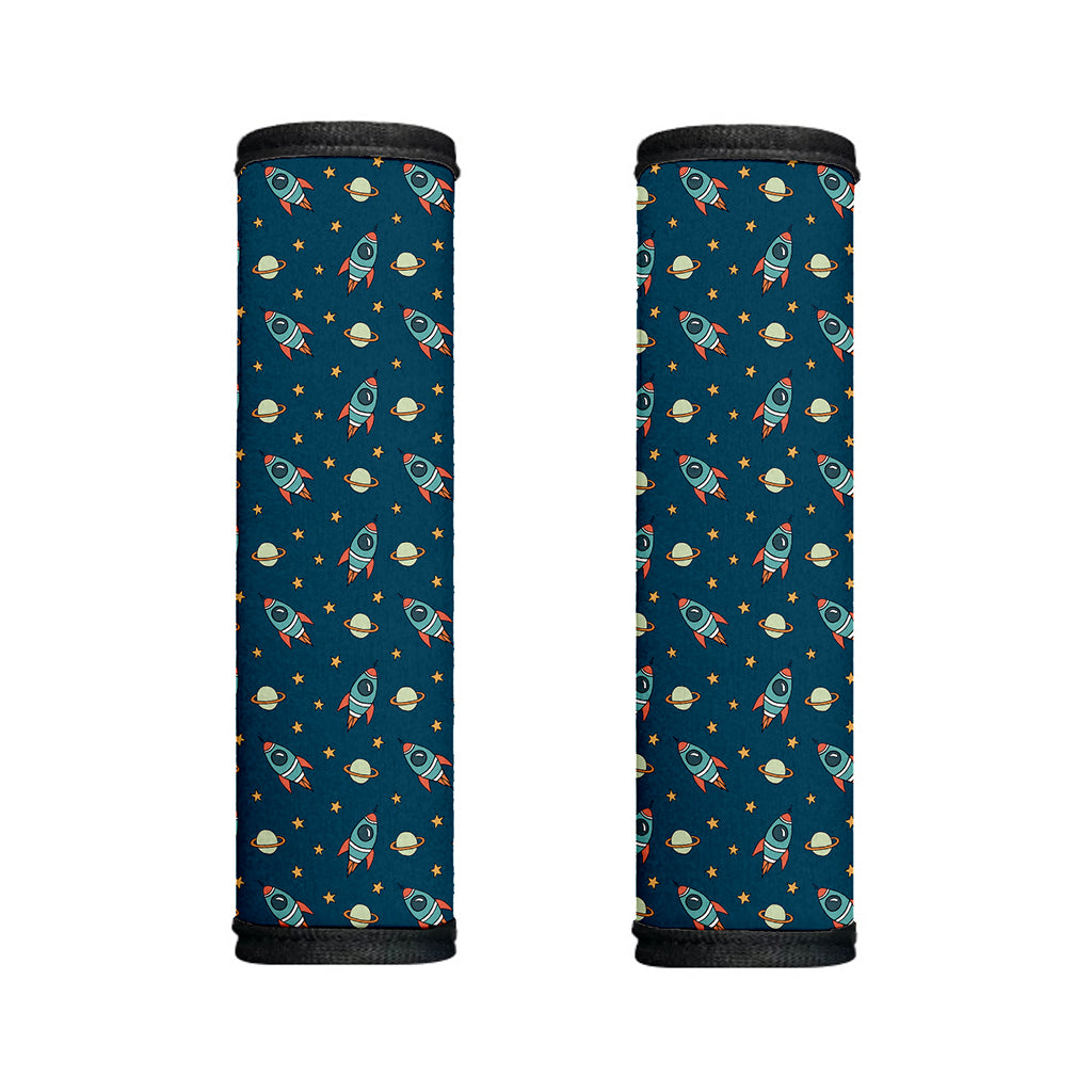 Doodle Rocket Pattern Print Handle Covers