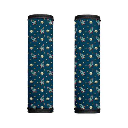 Doodle Rocket Pattern Print Handle Covers