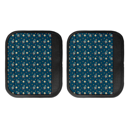Doodle Rocket Pattern Print Handle Covers
