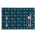 Doodle Rocket Pattern Print Placemat