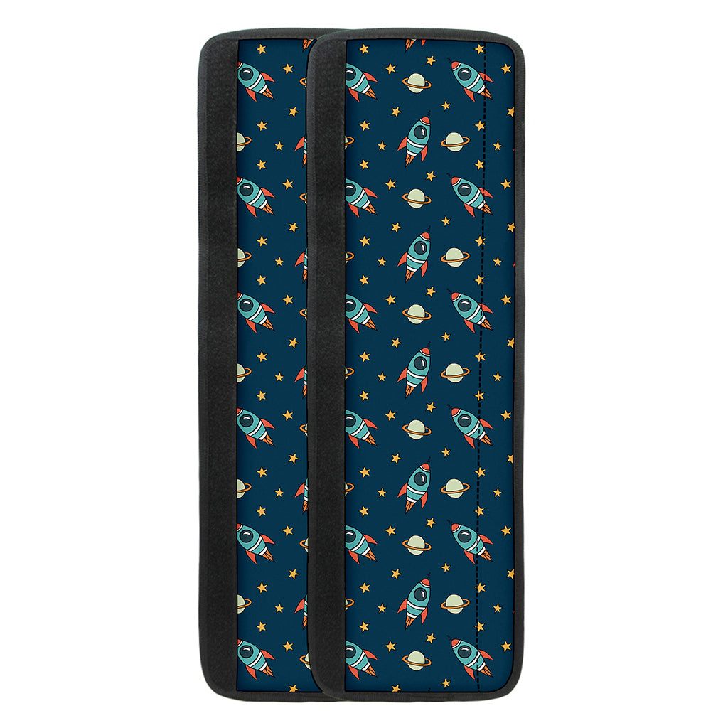 Doodle Rocket Pattern Print Refrigerator Handle Covers