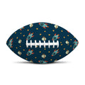 Doodle Rocket Pattern Print Rugby Ball