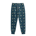 Doodle Rocket Pattern Print Sweatpants