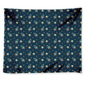 Doodle Rocket Pattern Print Tapestry