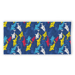 Doodle Shark Pattern Print Beach Towel