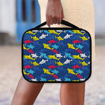 Doodle Shark Pattern Print Classic Bible Case