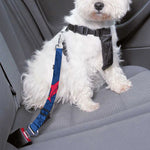 Doodle Shark Pattern Print Dog Seat Belt