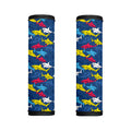 Doodle Shark Pattern Print Handle Covers
