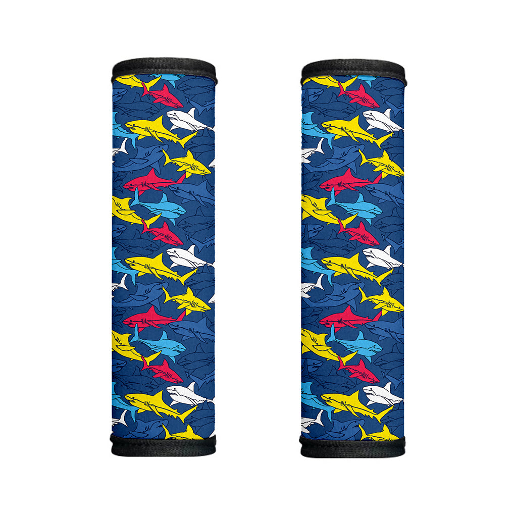 Doodle Shark Pattern Print Handle Covers