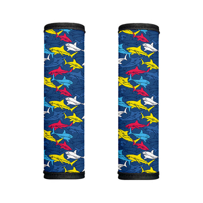Doodle Shark Pattern Print Handle Covers